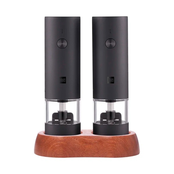 Набор электрических мельниц с аккумулятором HuoHou Electric Mini Grinder Rechargable, 2 шт., чёрный